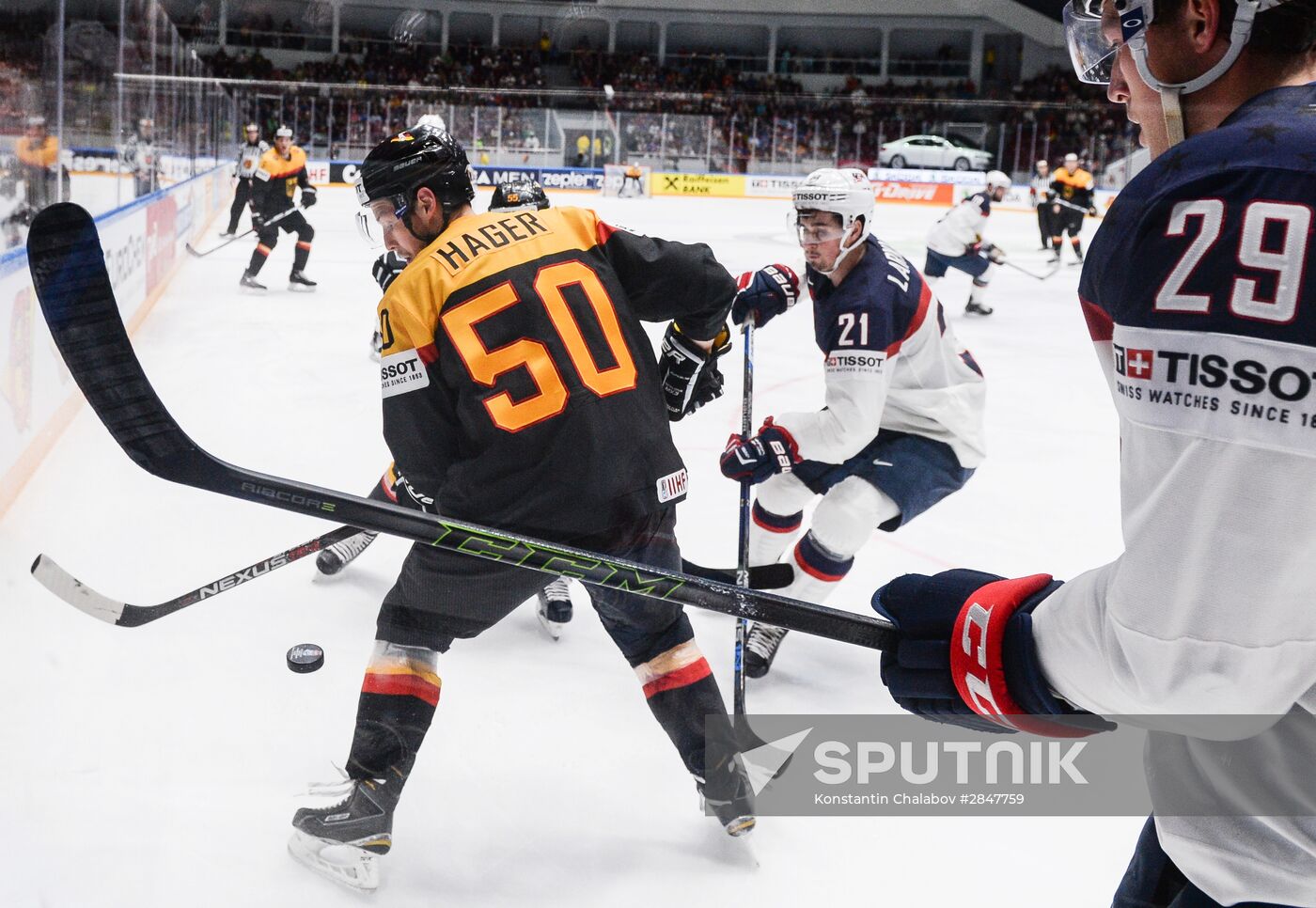 2016 IIHF World Championship. Germany vs. USA