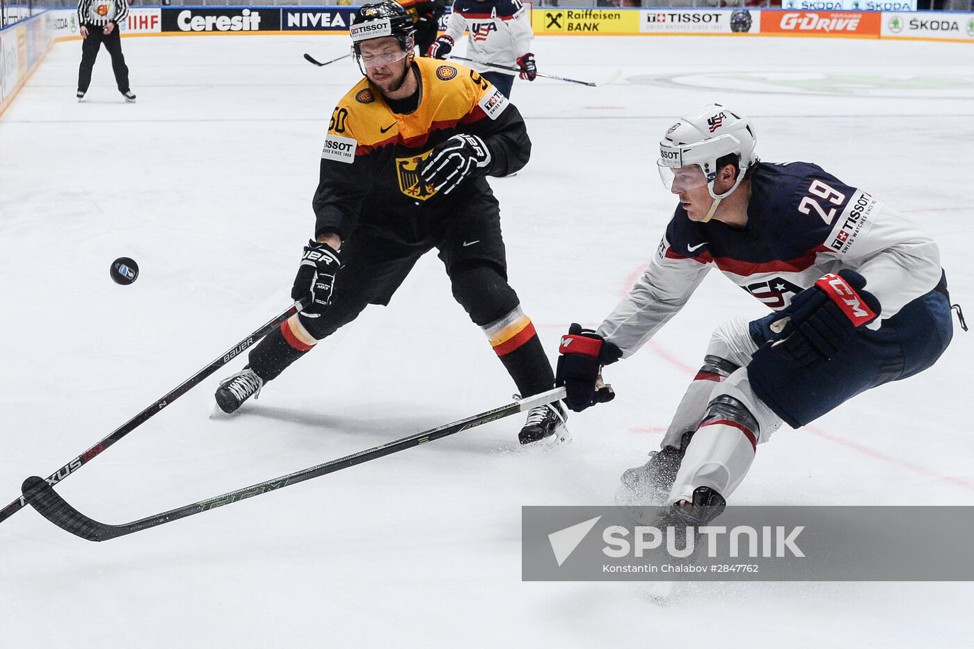 2016 IIHF World Championship. Germany vs. USA