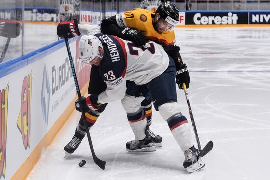 2016 IIHF World Championship. Germany vs. USA