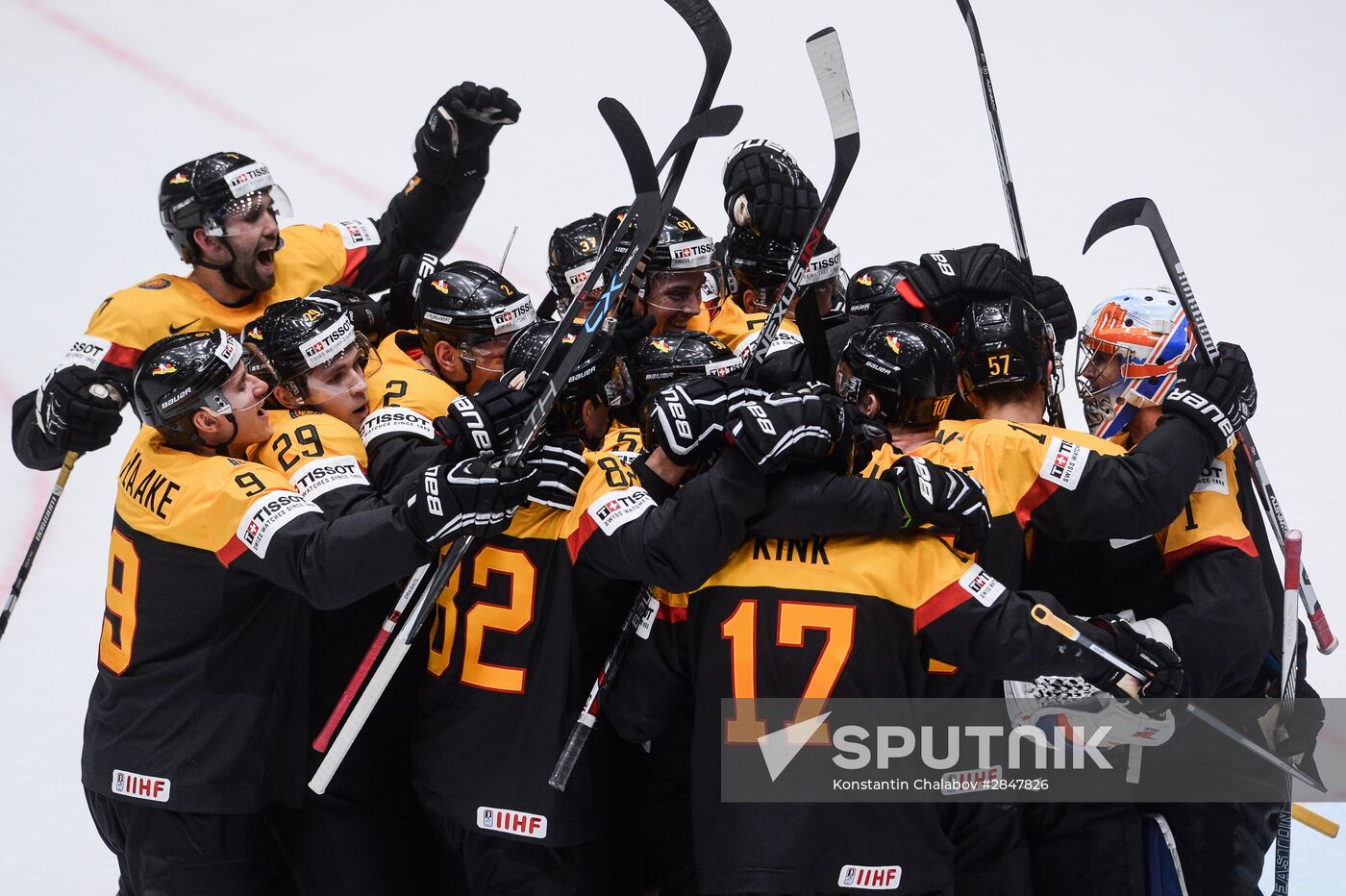 2016 IIHF World Championship. Germany vs. USA