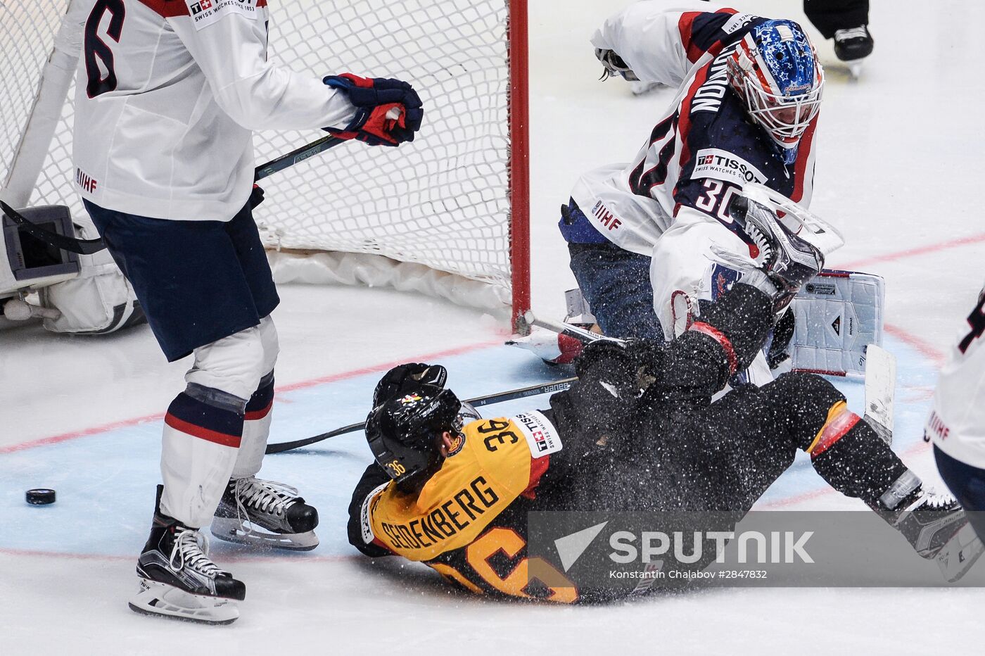 2016 IIHF World Championship. Germany vs. USA