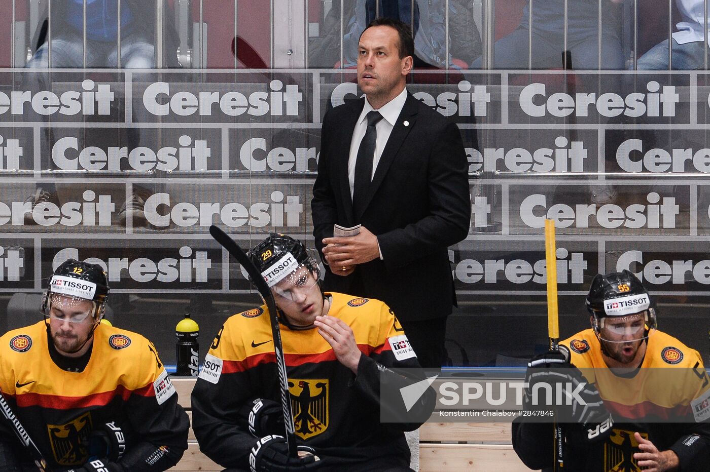 2016 IIHF World Championship. Germany vs. USA