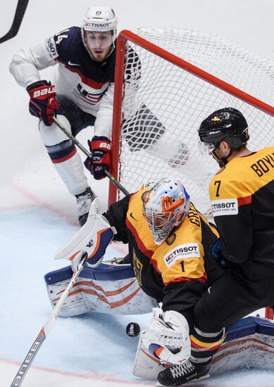 2016 IIHF World Championship. Germany vs. USA