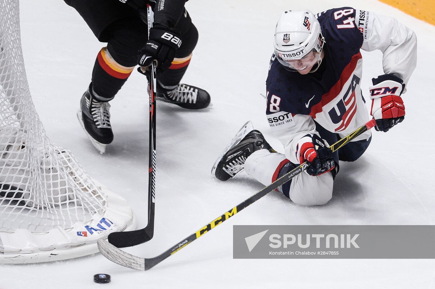 2016 IIHF World Championship. Germany vs. USA