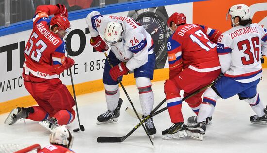 2016 IIHF World Ice Hockey Championship. Russia vs. Norway