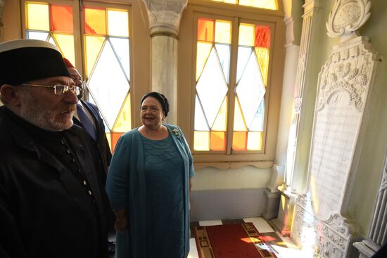 Grand Duchess Maria and Grand Duke Georgy Romanovs visit Yevpatoriya