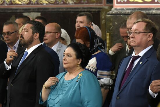 Grand Duchess Maria and Grand Duke Georgy Romanovs visit Yevpatoriya