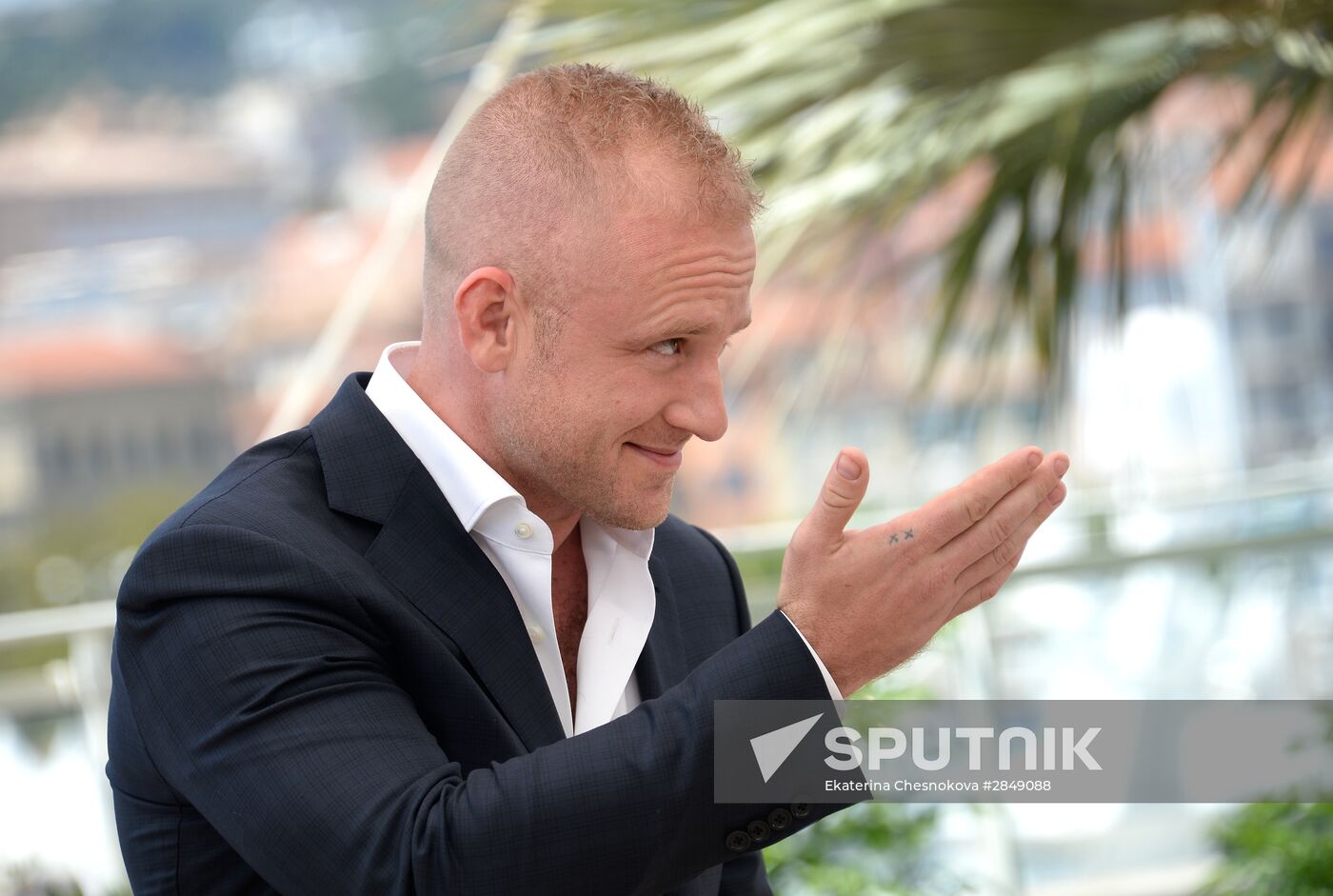American actor Ben Foster during the photocall for David Mackenzie's film Hell or High Water at the 69th Cannes Film Festival. Location: France, Cannes. Author: Ekaterina Chesnokova/Sputnik. 69th Cannes Film Festival. Day 5