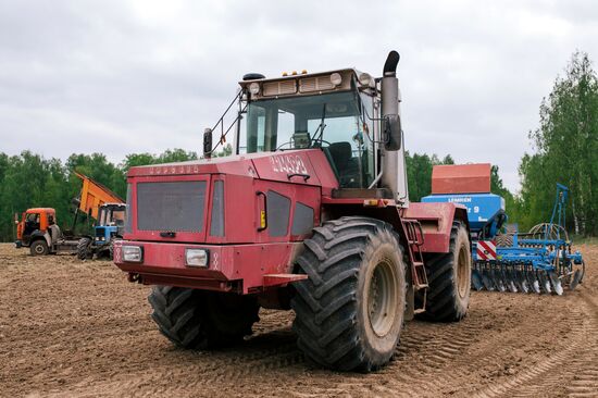 Sowing season in Ivanovo region