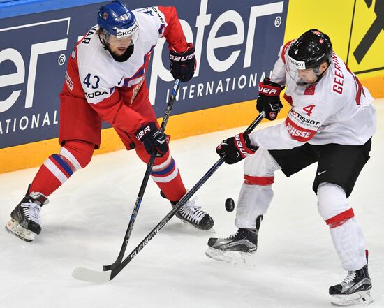 2016 IIHF World Championships. Czech Republic vs. Switzerland