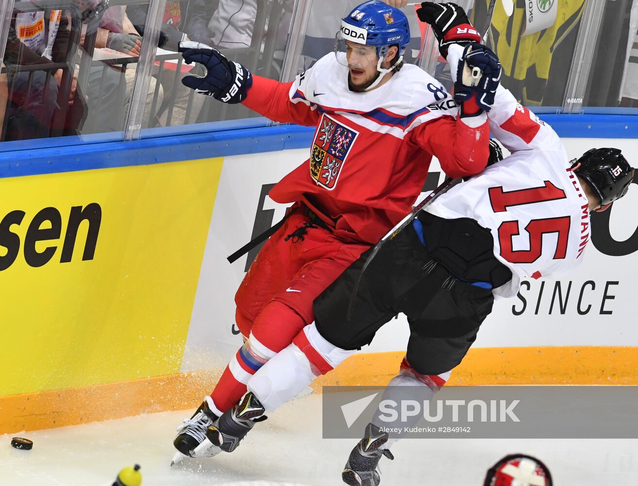 2016 IIHF World Championships. Czech Republic vs. Switzerland