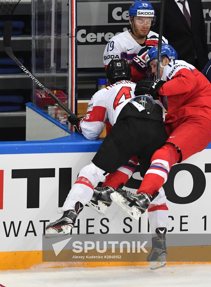 2016 IIHF World Championships. Czech Republic vs. Switzerland
