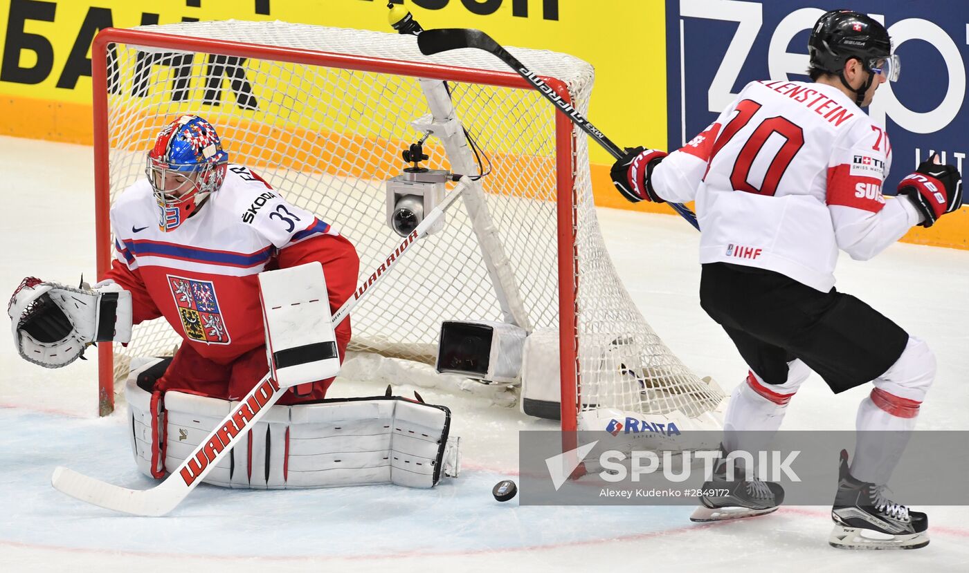 2016 IIHF World Championships. Czech Republic vs. Switzerland