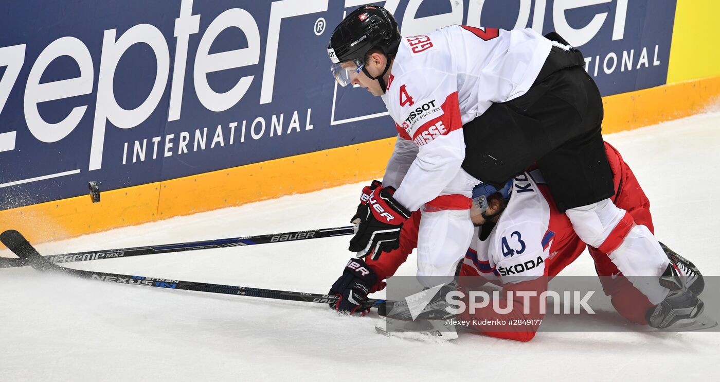 2016 IIHF World Championships. Czech Republic vs. Switzerland
