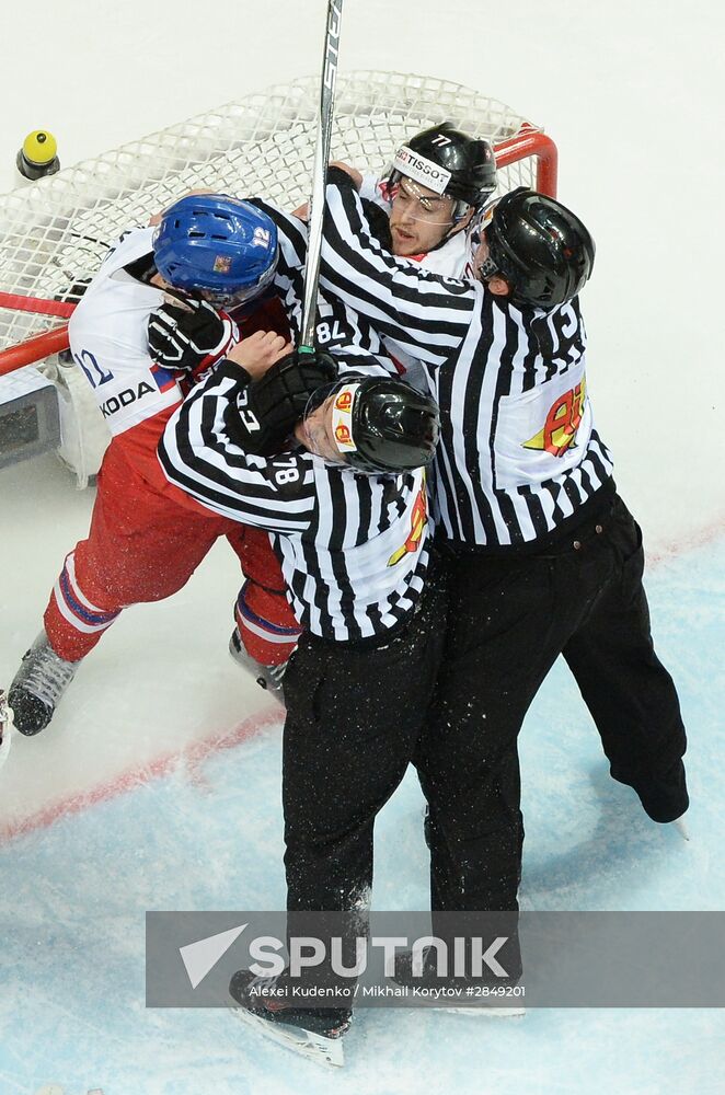 2016 IIHF World Championships. Czech Republic vs. Switzerland