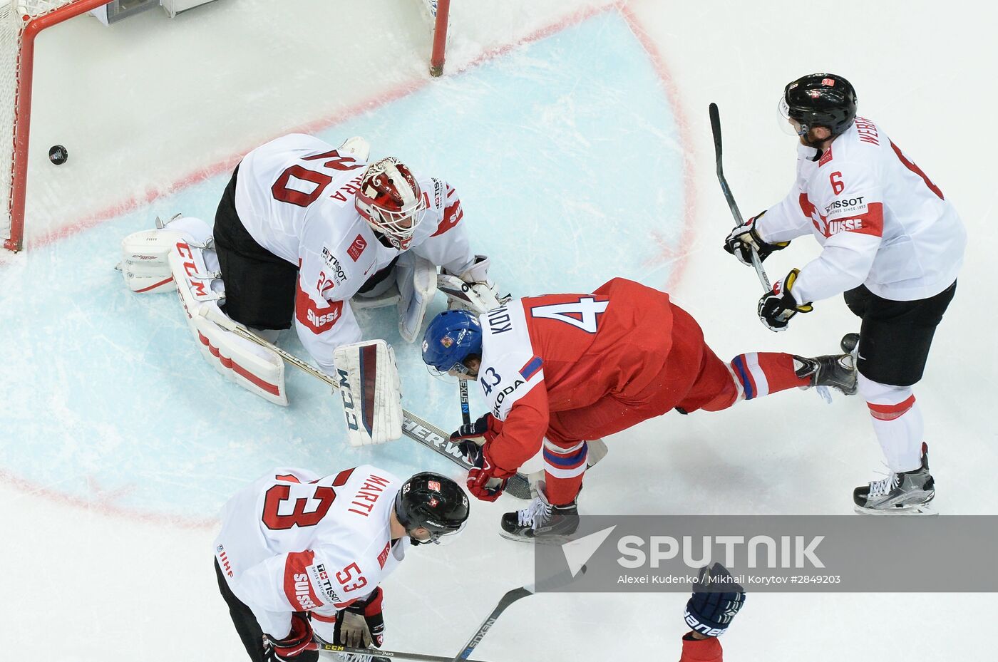 2016 IIHF World Championships. Czech Republic vs. Switzerland