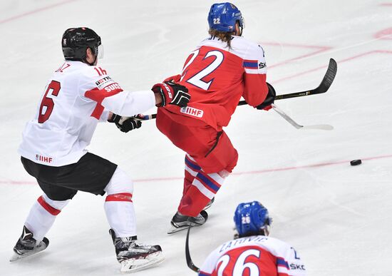 2016 IIHF World Championships. Czech Republic vs. Switzerland