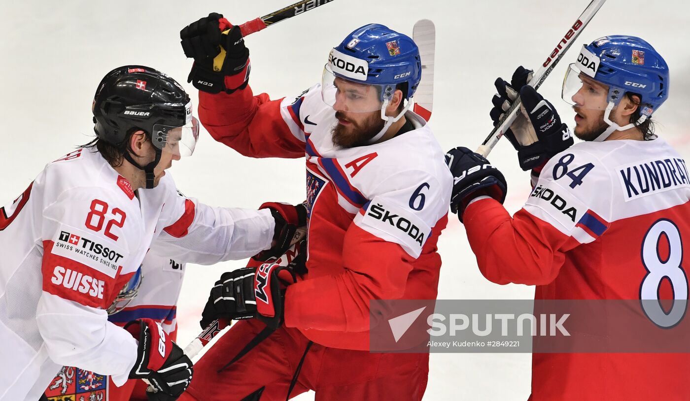 2016 IIHF World Championships. Czech Republic vs. Switzerland