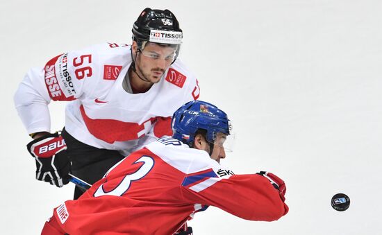 2016 IIHF World Championships. Czech Republic vs. Switzerland