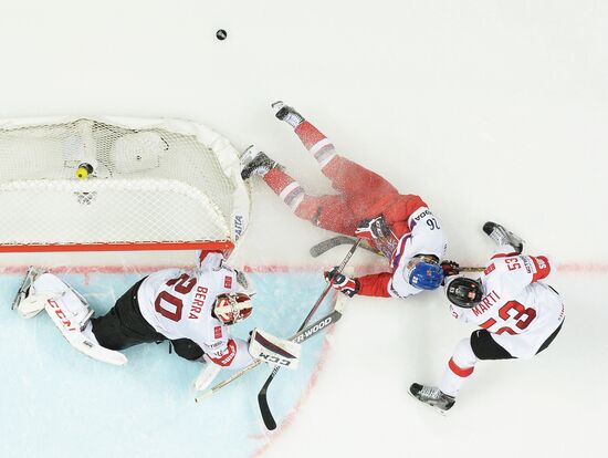 2016 IIHF World Championships. Czech Republic vs. Switzerland