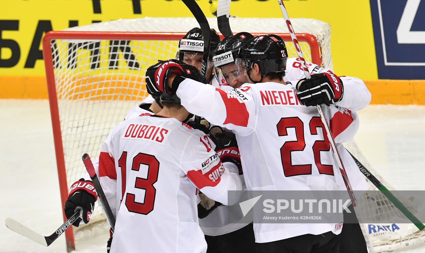 2016 IIHF World Championships. Czech Republic vs. Switzerland