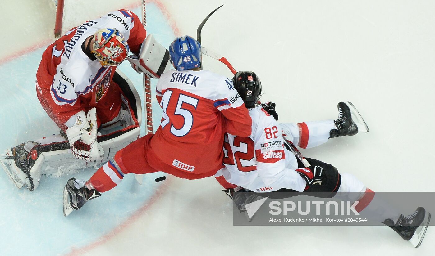 2016 IIHF World Championships. Czech Republic vs. Switzerland