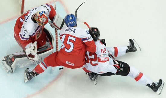 2016 IIHF World Championships. Czech Republic vs. Switzerland