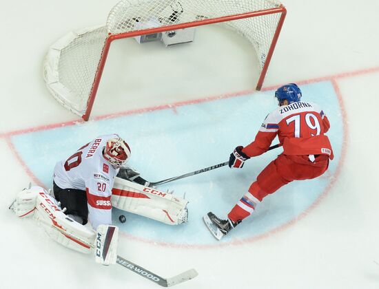 2016 IIHF World Championships. Czech Republic vs. Switzerland