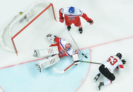 2016 IIHF World Championships. Czech Republic vs. Switzerland