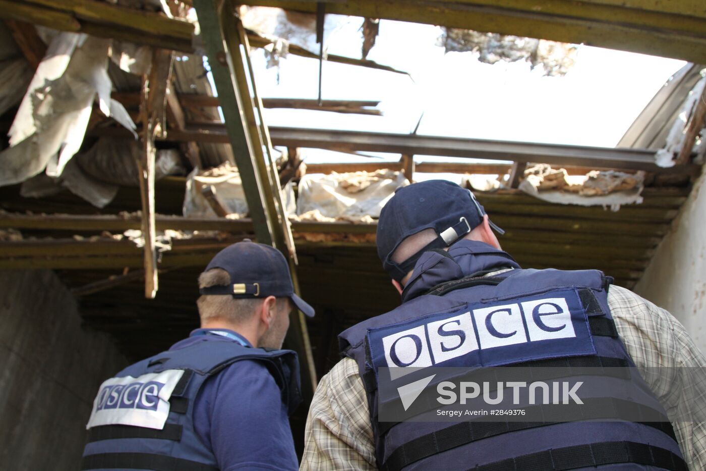 Aftermath of shelling of Dokuchayevsk, Donetsk Region