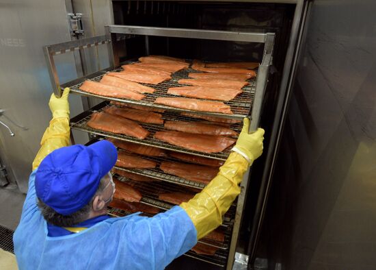 "Russian Fish Factory" fish processing plant in Moscow