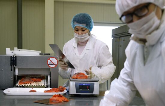 "Russian Fish Factory" fish processing plant in Moscow