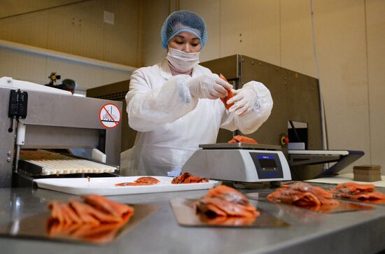 "Russian Fish Factory" fish processing plant in Moscow