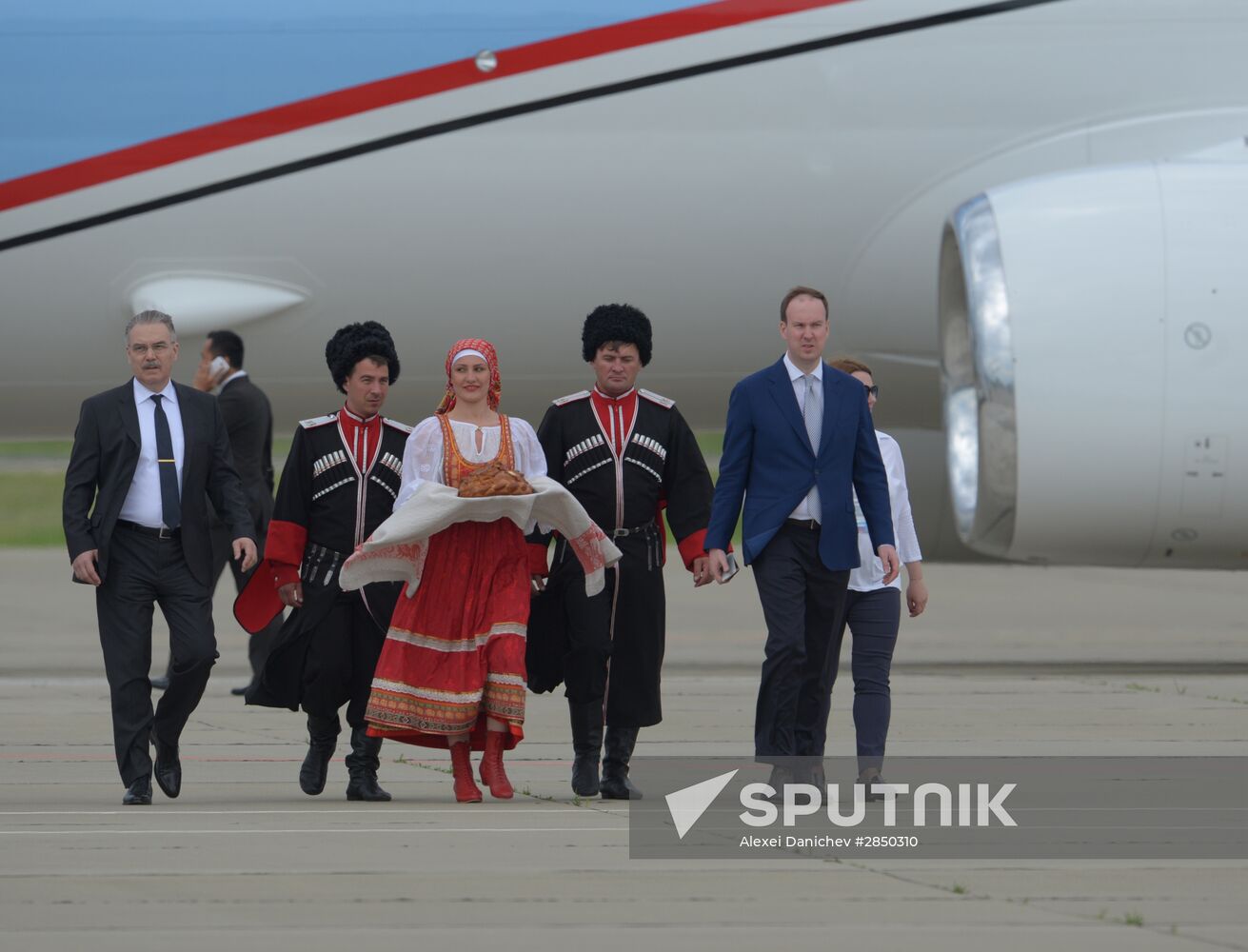 Indonesian President Joko Widodo arrives in Sochi for ASEAN-Russia Summit