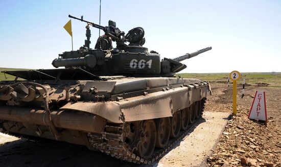 Tank biathlon on Chelyabinsk Region