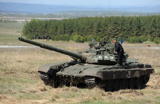 Tank biathlon on Chelyabinsk Region