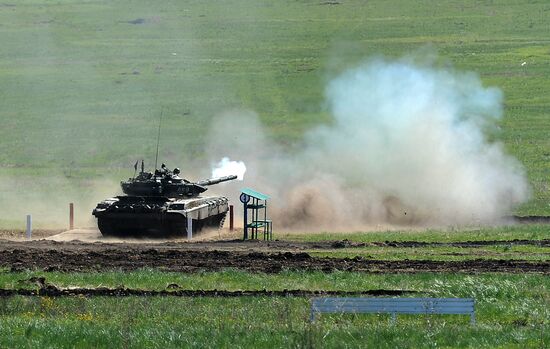 Tank biathlon on Chelyabinsk Region