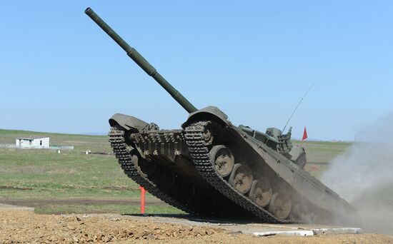 Tank biathlon on Chelyabinsk Region