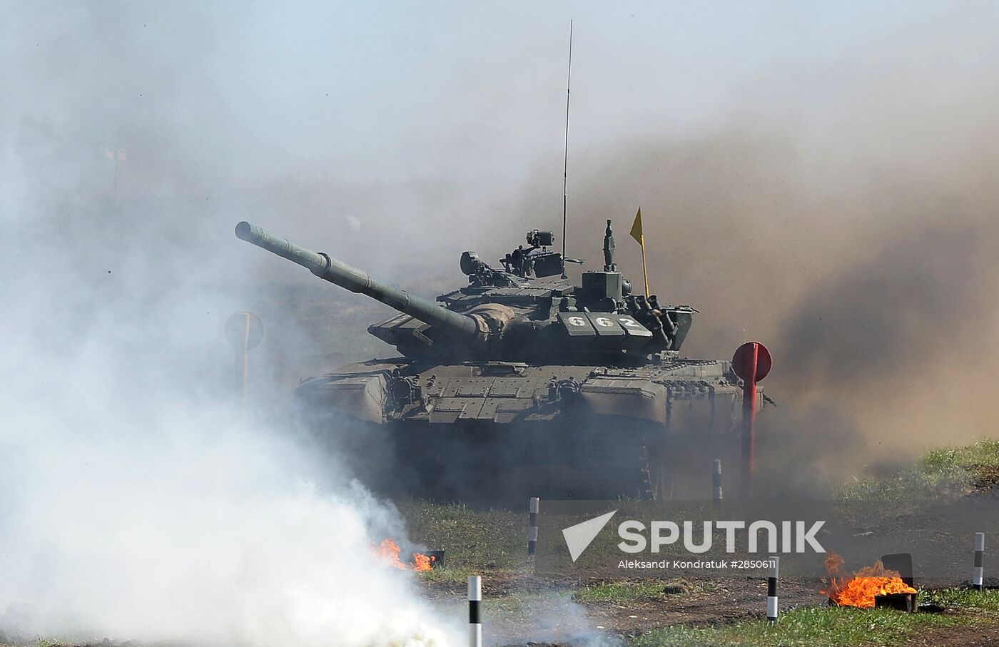 Tank biathlon on Chelyabinsk Region