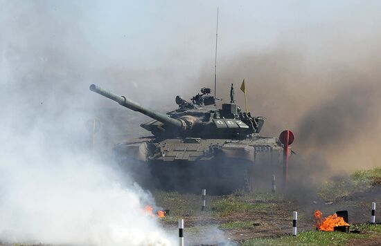 Tank biathlon on Chelyabinsk Region