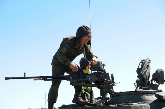 Tank biathlon on Chelyabinsk Region