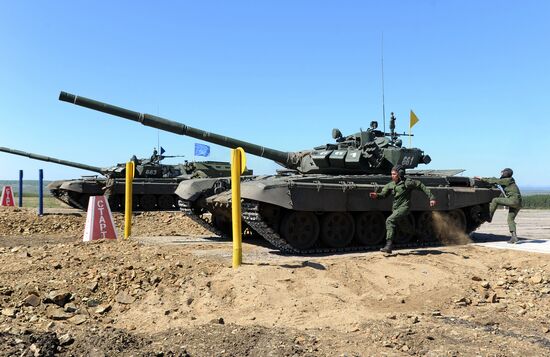 Tank biathlon on Chelyabinsk Region