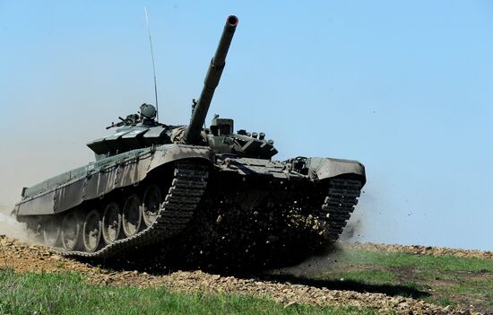 Tank biathlon on Chelyabinsk Region