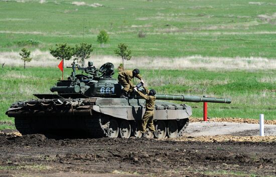 Tank biathlon on Chelyabinsk Region