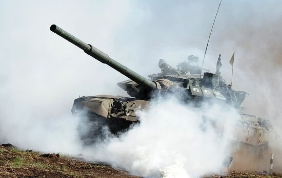 Tank biathlon on Chelyabinsk Region