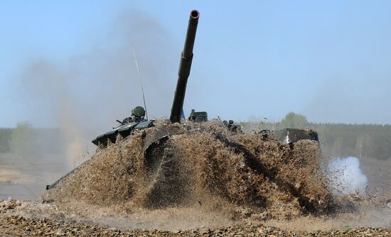 Tank biathlon on Chelyabinsk Region