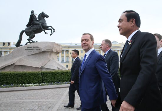 Dmitry Medvedev meets with Prime Minister of Thailand Prayut Chan-o-cha