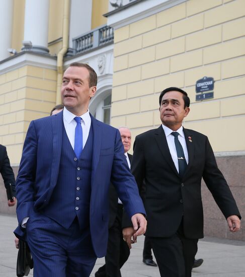 Dmitry Medvedev meets with Prime Minister of Thailand Prayut Chan-o-cha