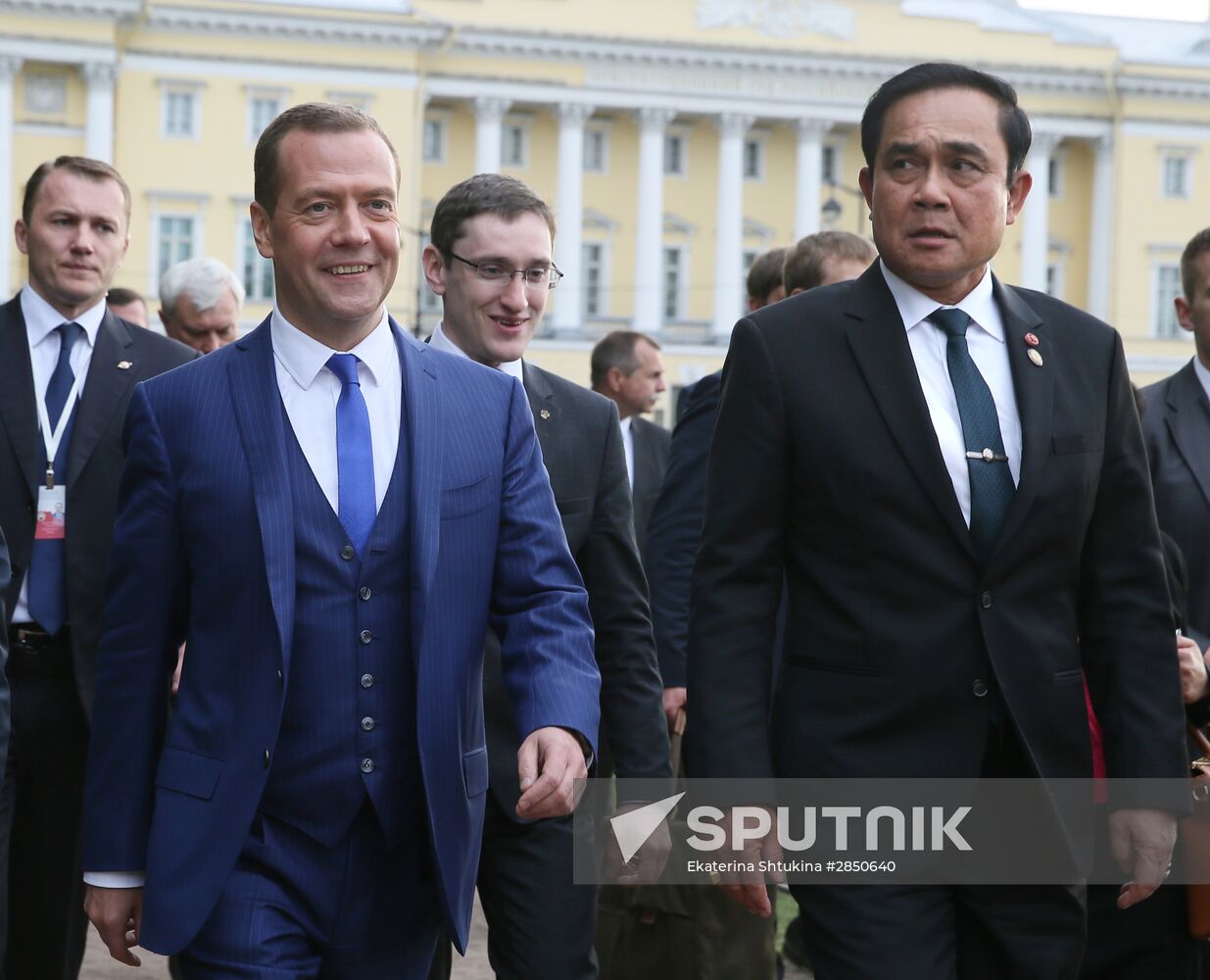 Dmitry Medvedev meets with Prime Minister of Thailand Prayut Chan-o-cha