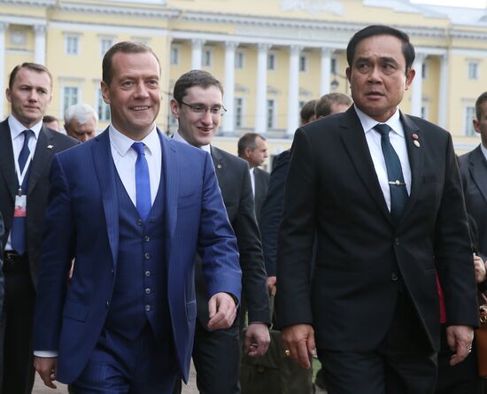 Dmitry Medvedev meets with Prime Minister of Thailand Prayut Chan-o-cha